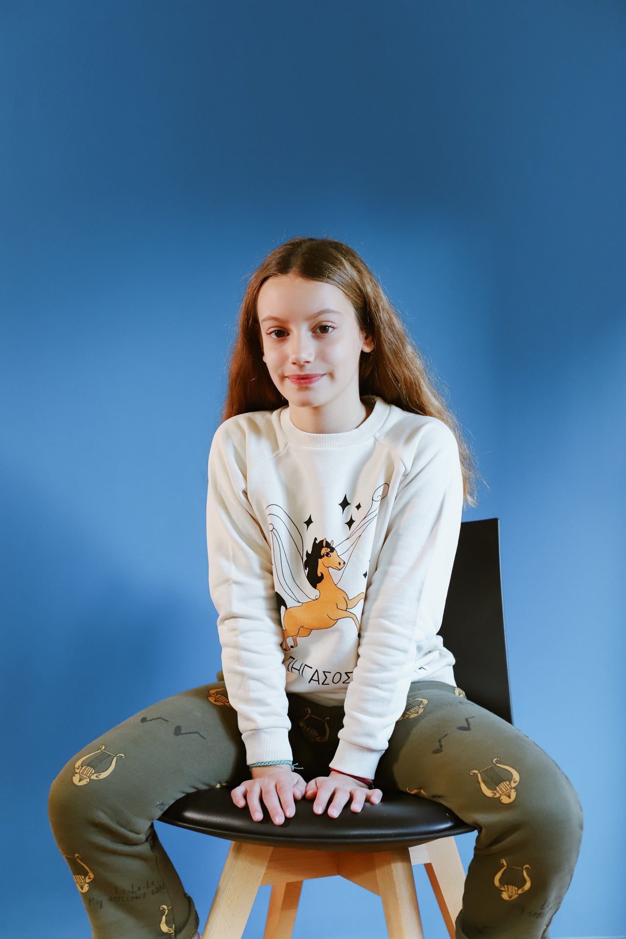 Mustard Pegasus Beige Sweatshirt