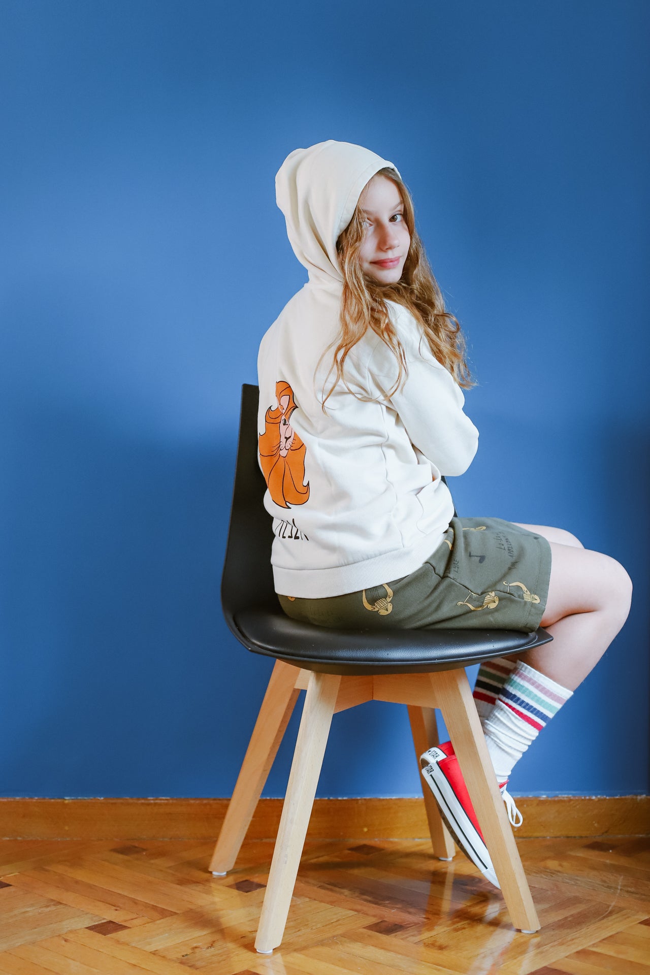 All over Lyre Mini Skirt