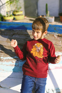 Lion Bordeaux Sweatshirt