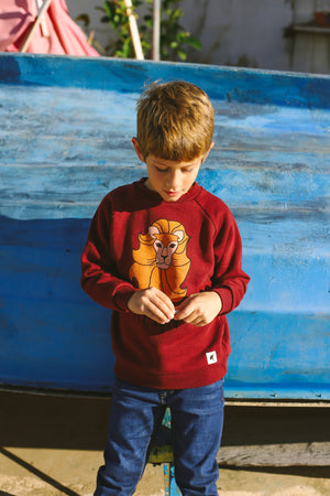 Lion Bordeaux Sweatshirt